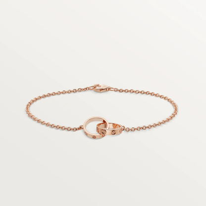 [LUXE]LOVE BRACELET DOUBLE RING