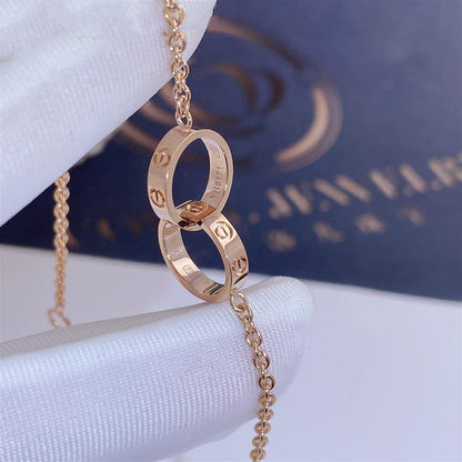 [LUXE]LOVE BRACELET DOUBLE RING