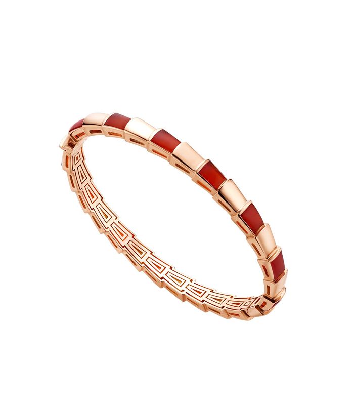 [LUXE]SERPENTI BRACELET PINK GOLD RUBELLITE