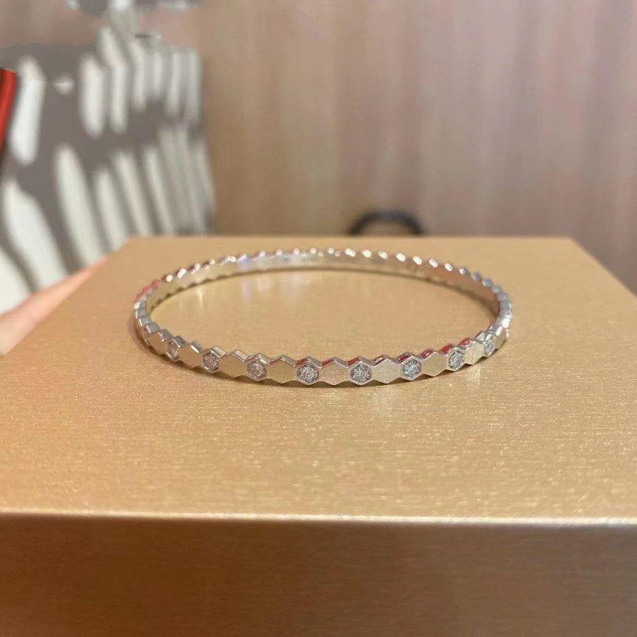 [LUXE]BEE LOVE SILVER DIAMOND BRACELET