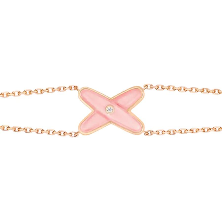 [LUXE]JEUX BRACELET PINK MOP PINK GOLD 1 DIAMOND