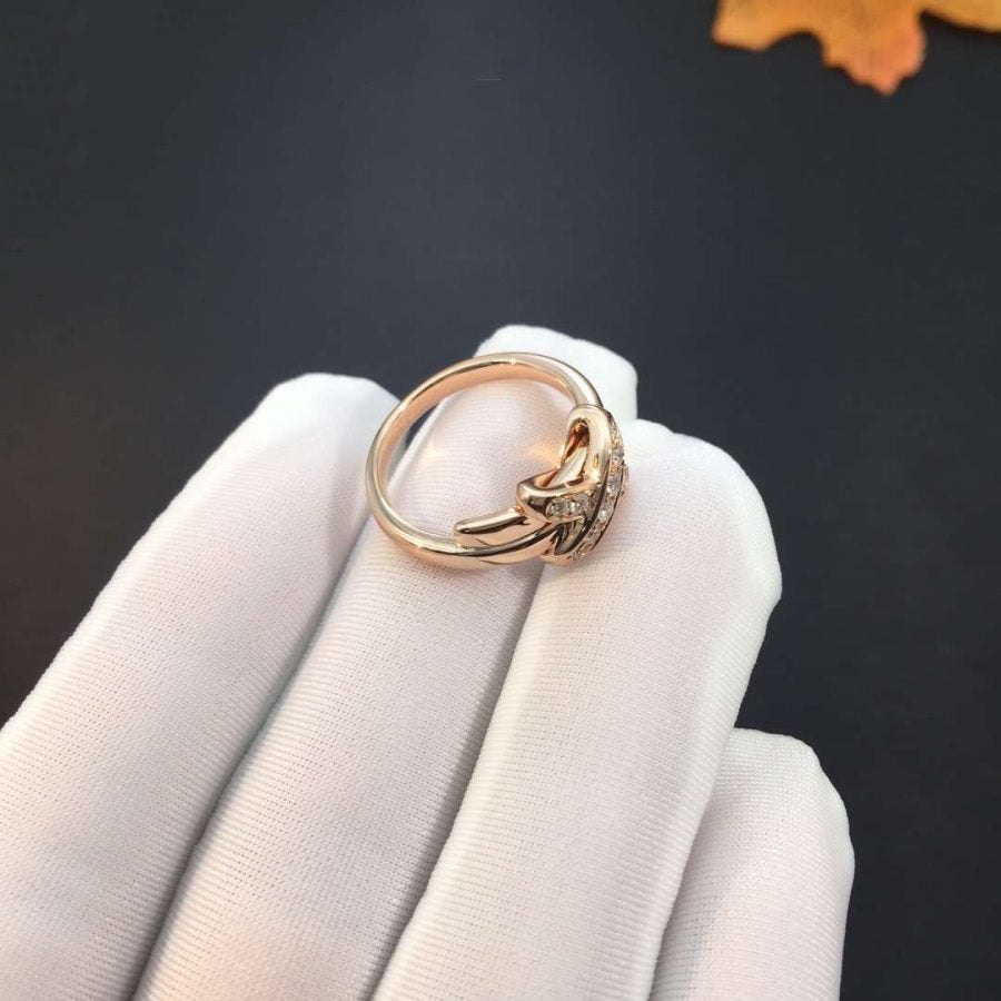 [LUXE]JEUX DE PINK GOLD DIAMOND RING