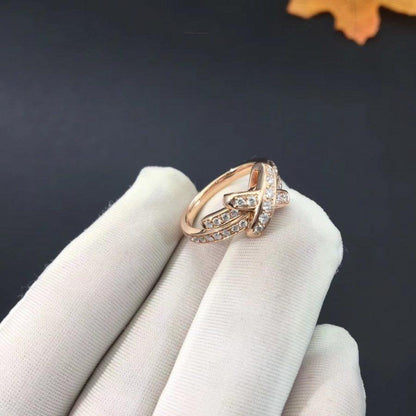 [LUXE]JEUX DE RING PINK GOLD DIAMOND