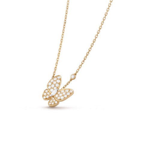 [LUXE] BUTTERFLY DIAMOND NECKLACE