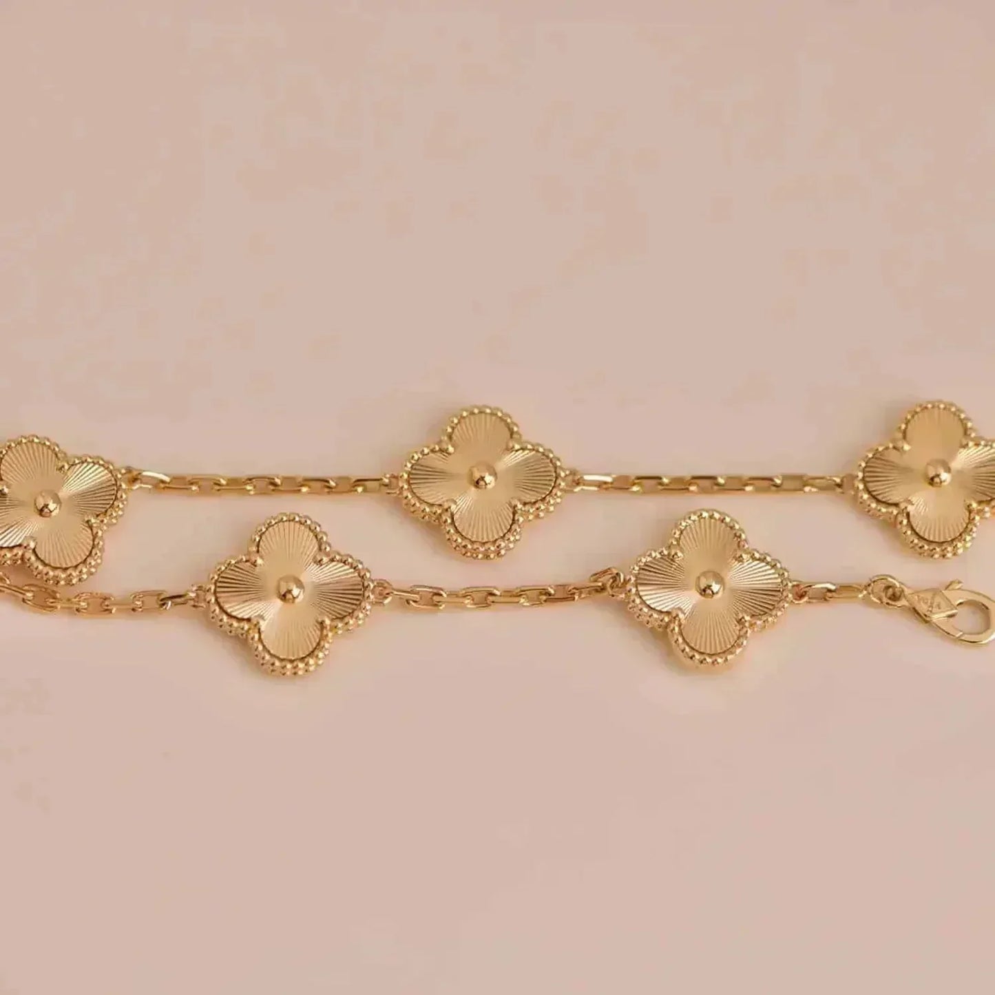 [LUXE] CLOVER 5 FLOWERS LASER BRACELET