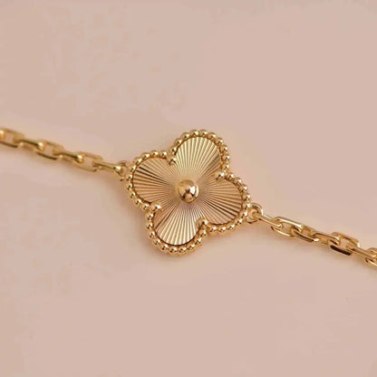 [LUXE] CLOVER 5 FLOWERS LASER BRACELET