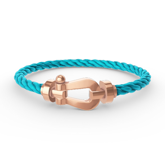 [LUXE]FORCE LARGE HORSESHOE NO DIAMOND BRACELET ROSE GOLD