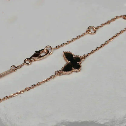 [LUXE] BUTTERFLY ONYX  BUTTERFLY BRACELET